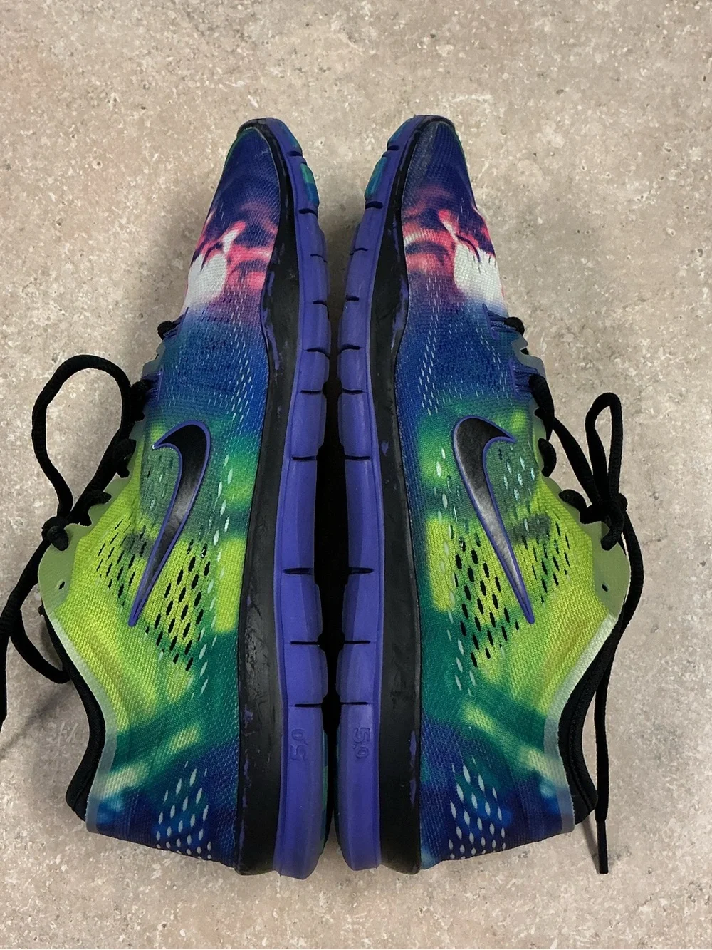 Nike Free TR Fit 4 5.0 SZ 9.5 Tie-dye Sneakers Womens Athletic Shoes